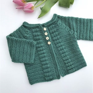 Crochet Pattern Baby Cardigan Newborn to 36 Months - Etsy