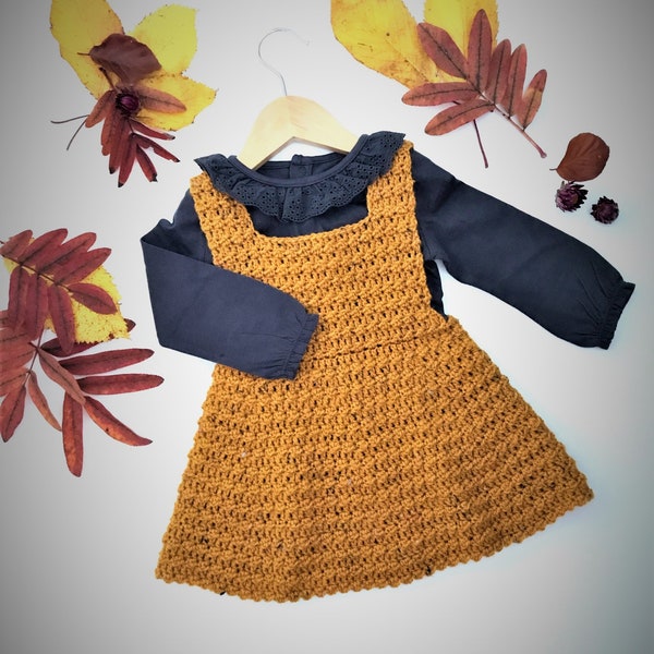 Crochet Pattern Baby Dress - Newborn to 5 years