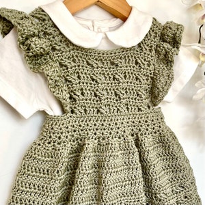 Crochet Pattern Baby or Girls Dress Newborn to 8 years image 6