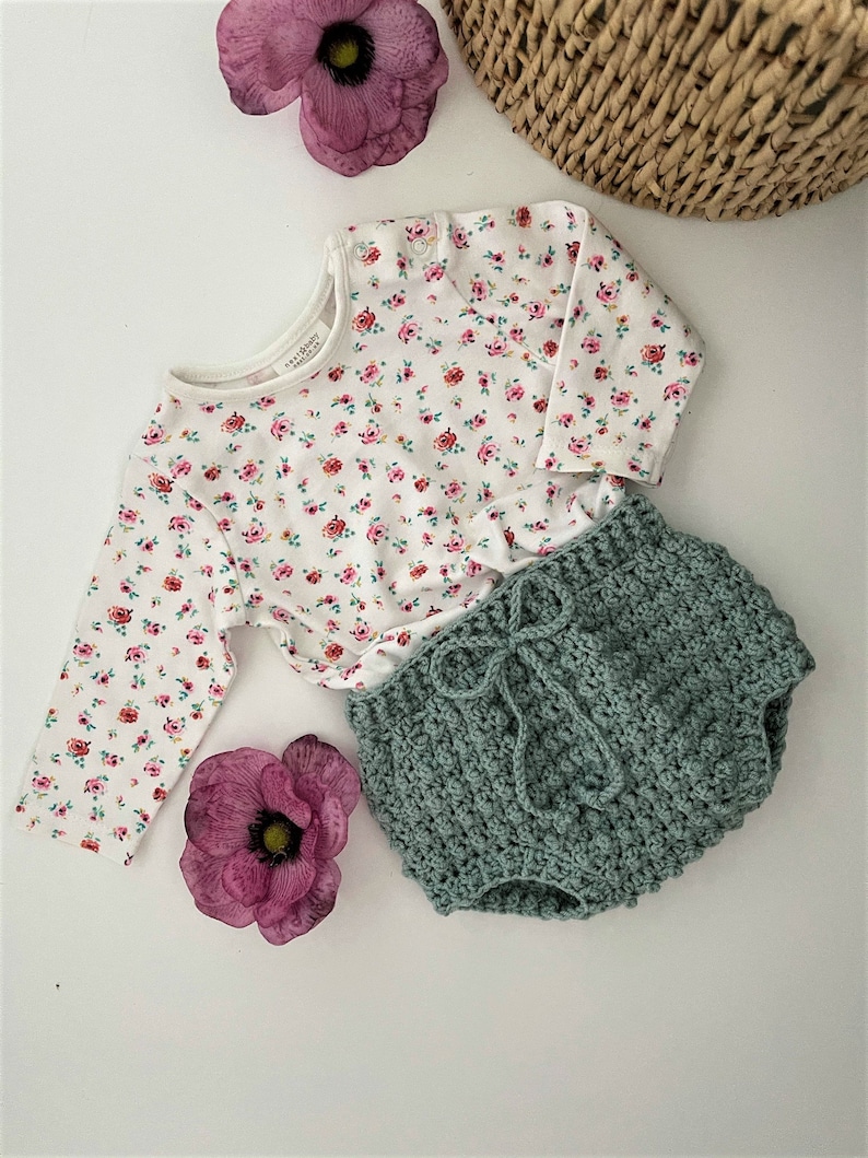 Crochet Pattern Baby Bloomers Newborn to 24 Months Etsy UK
