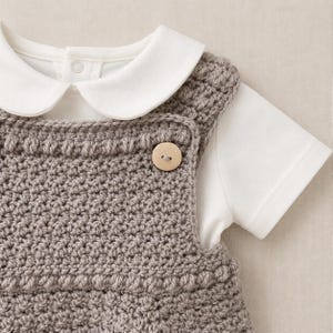 Baby Romper Crochet Pattern PDF | Newborn–24 Months | Unisex image 6