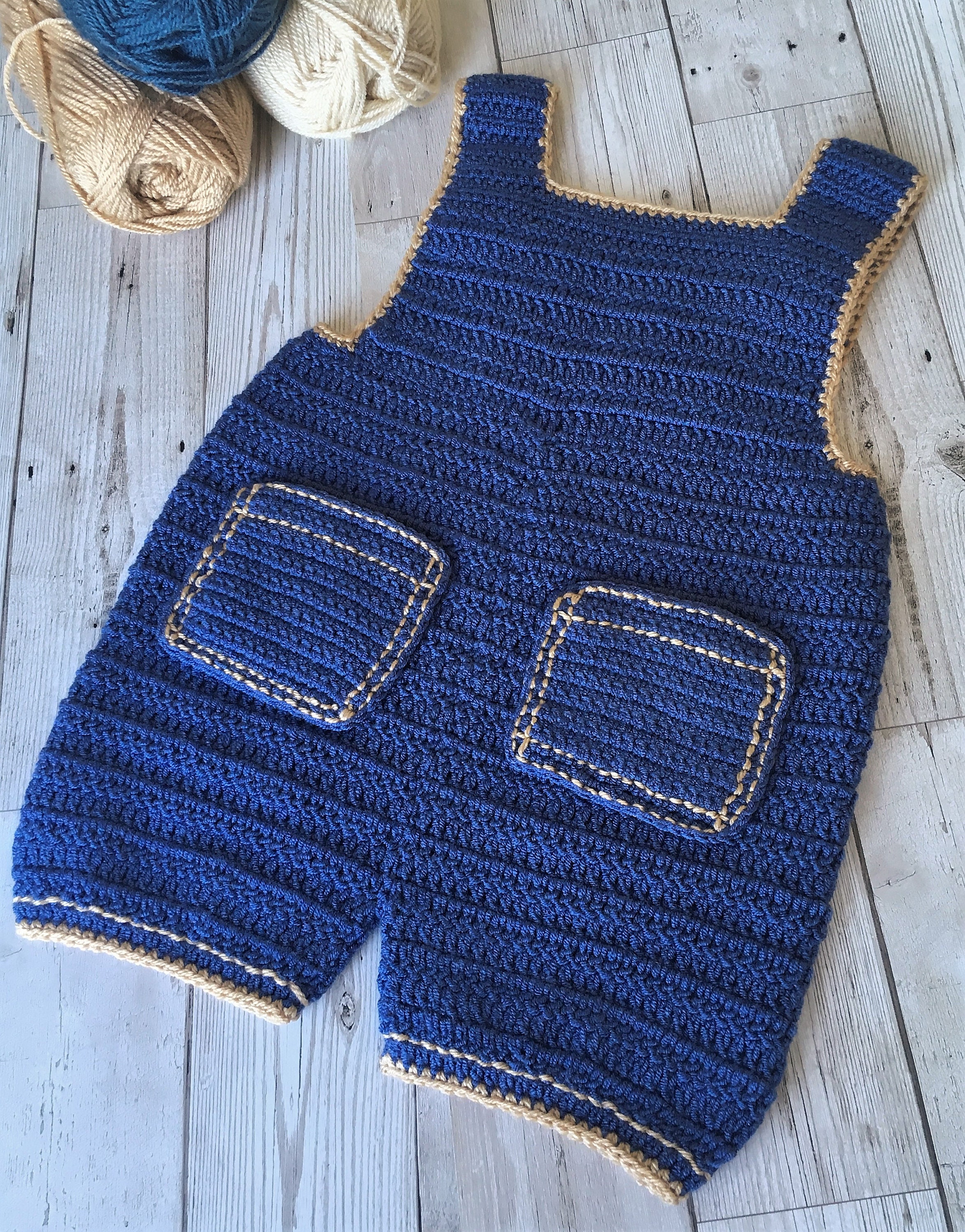 Crochet Pattern Baby Overalls Newborn to 3 Years Etsy