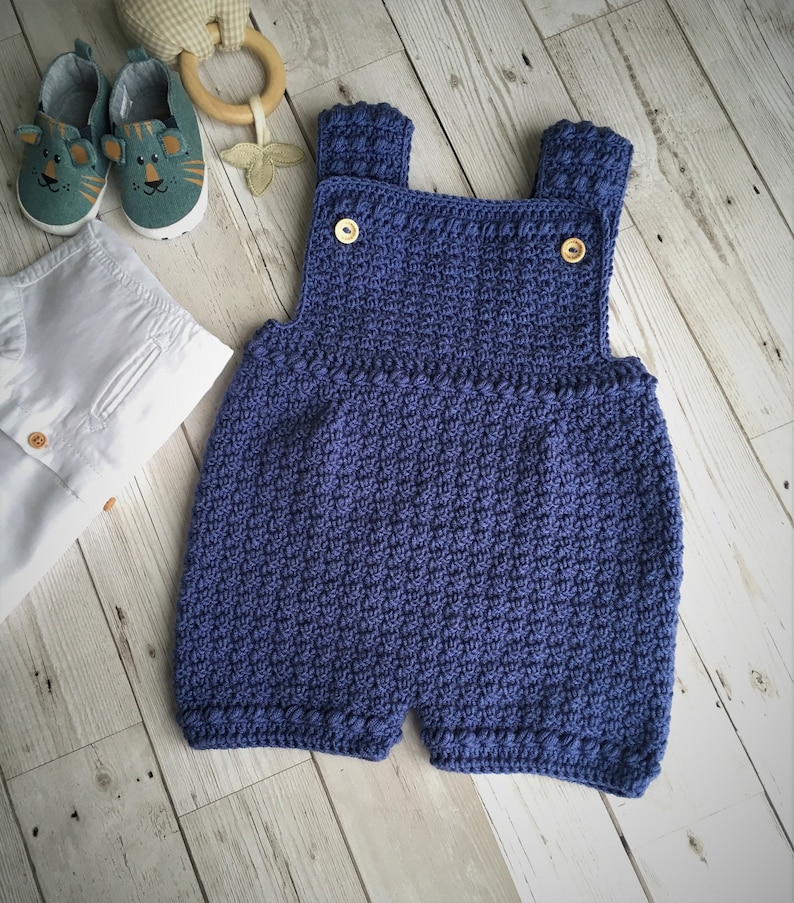 Crochet Pattern Baby Romper Newborn to 24 months image 3