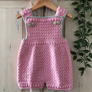 Crochet Pattern Baby Romper Newborn to 24 months image 6