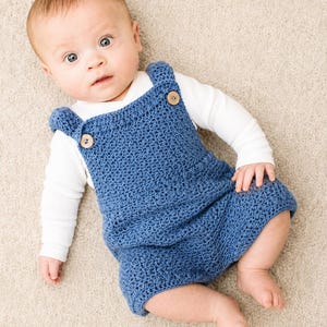 Baby Romper Crochet Pattern PDF | Newborn–24 Months | Unisex image 4