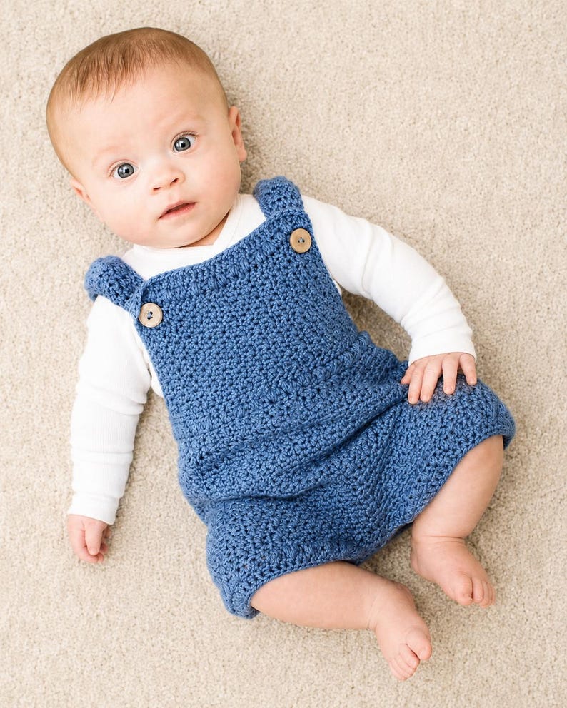Baby Romper Crochet Pattern PDF | Newborn–24 Months | Unisex image 4