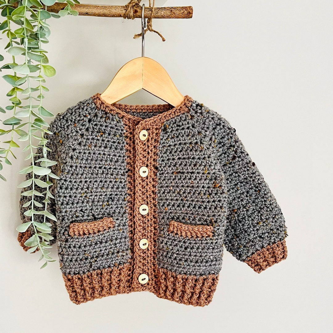 Crochet Pattern Baby / Childs Cardigan 6 Months to 8 Years