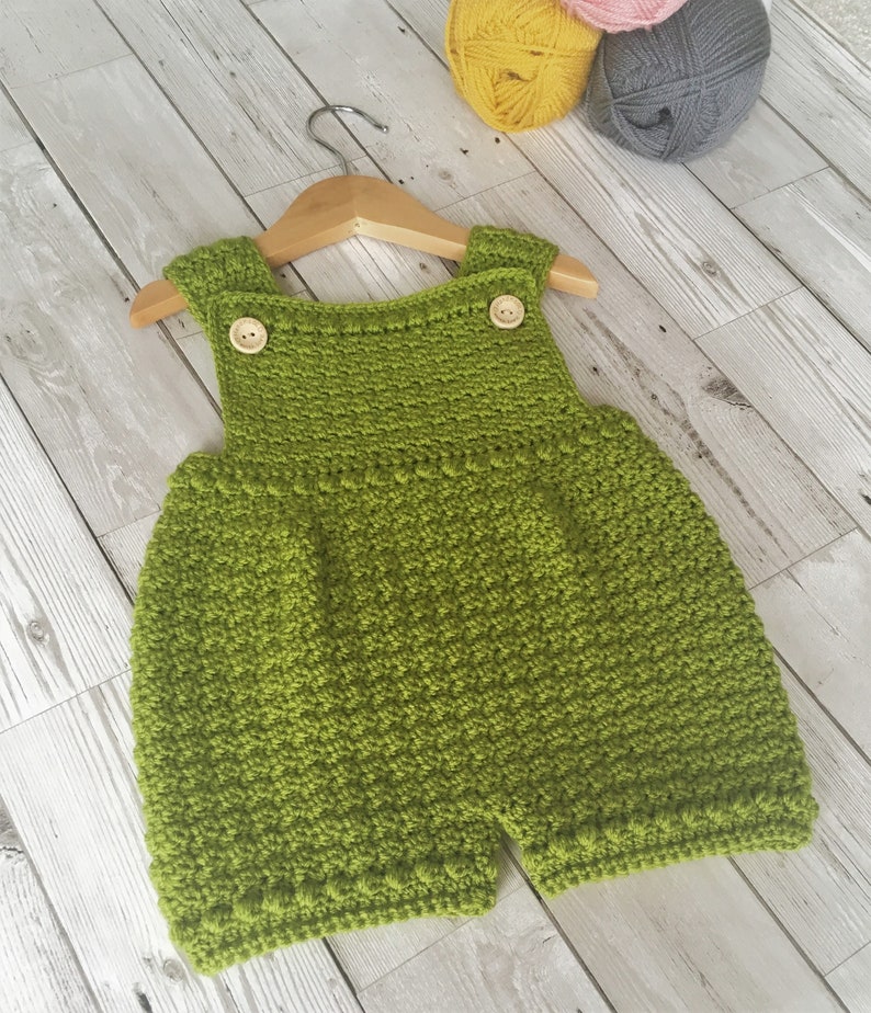 Crochet Pattern Baby Romper Newborn to 24 months image 5