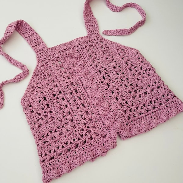 Haakpatroon Boho Top voor meisjes - 6 maanden tot 8 jaar