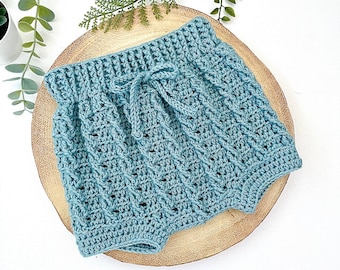 Crochet Pattern Baby Bloomers - Newborn to 36 months
