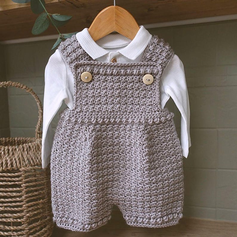 Baby Romper Crochet Pattern PDF | Newborn–24 Months | Unisex image 7