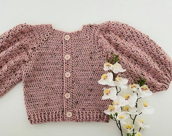 Crochet Pattern Baby / Childs Cardigan - 6 months to 8 years