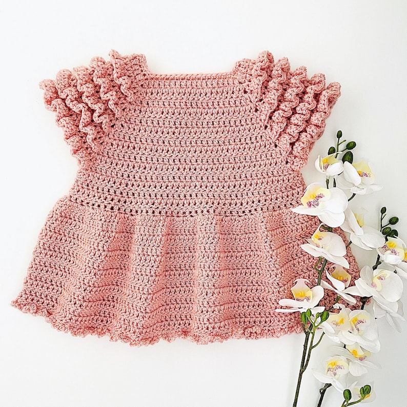 Crochet Pattern Baby Dress / Top 03 Months to 56 Years Etsy UK
