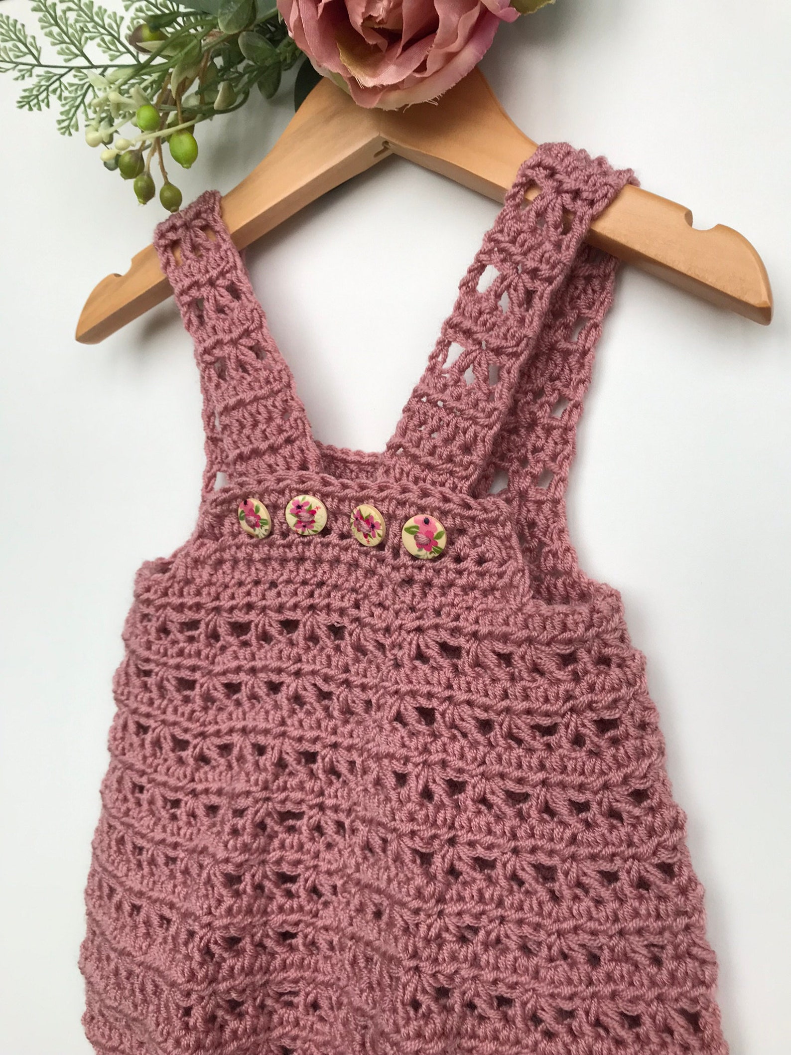 Crochet Pattern Baby Romper Newborn to 36 Months Etsy