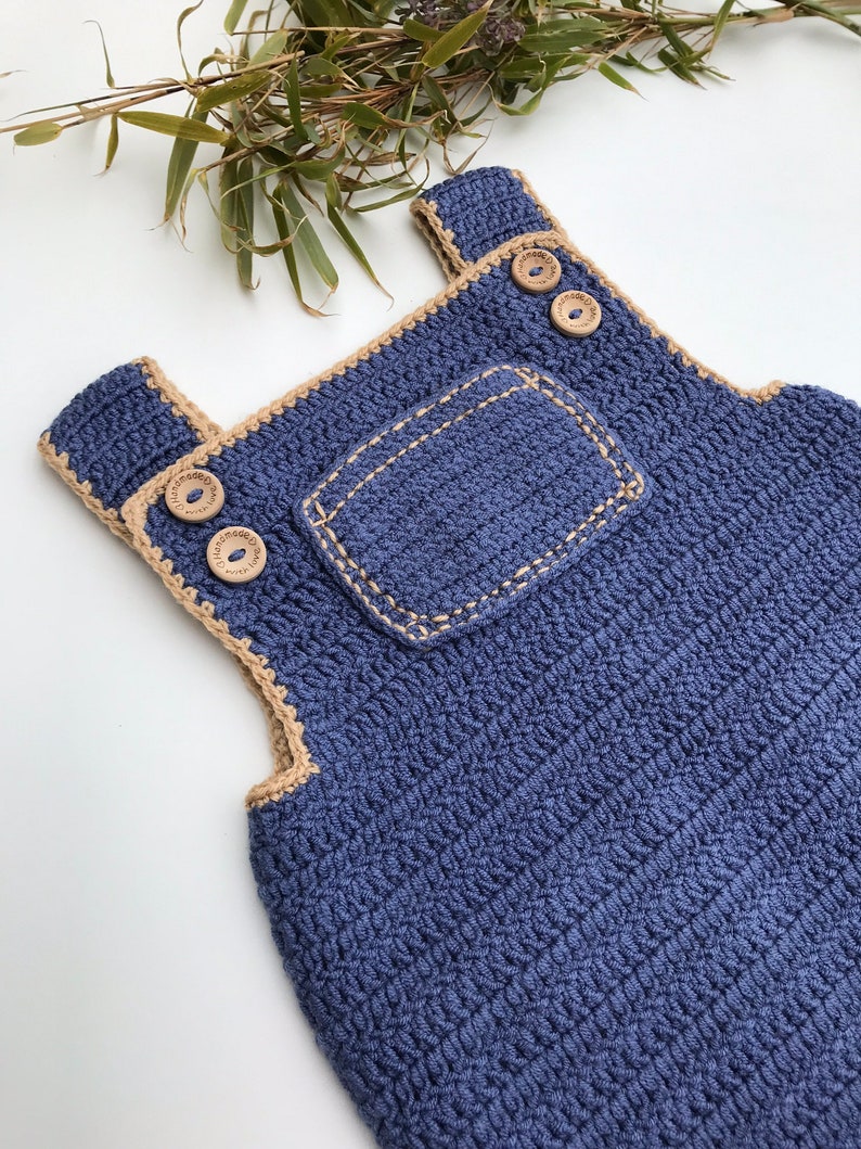 Crochet Pattern Baby Overalls Newborn to 3 years Etsy España