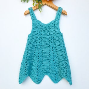 Crochet Pattern Girls Dress - newborn to 6 years