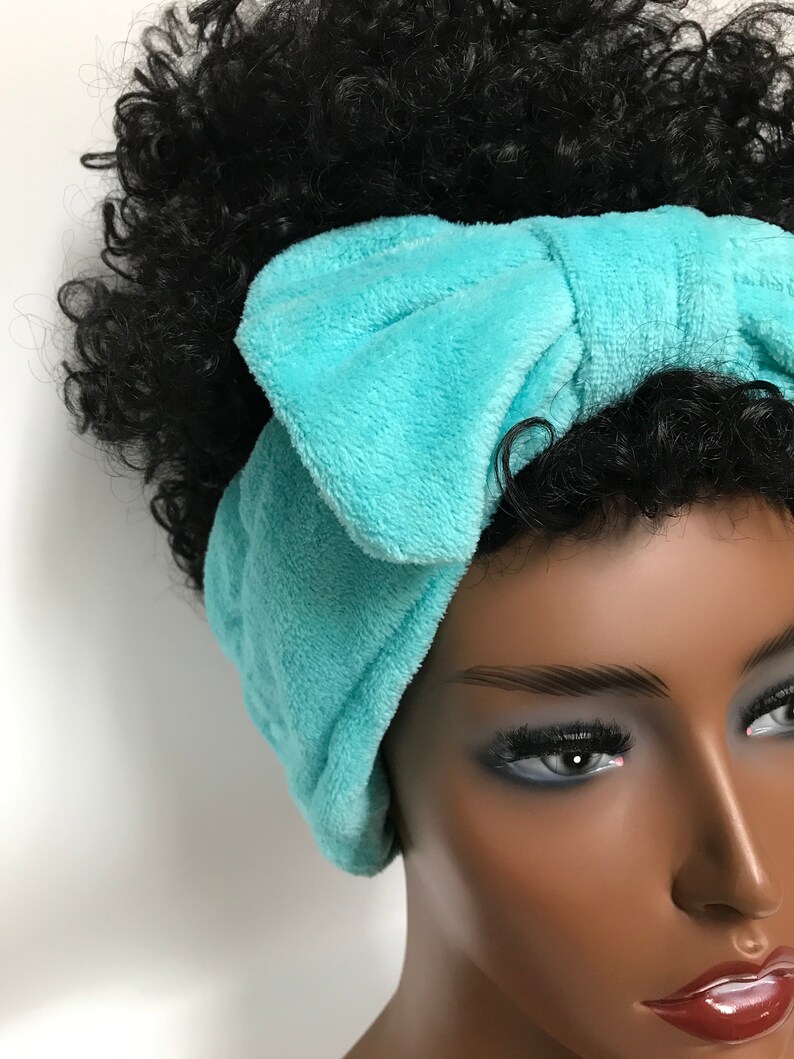 Fleece Aqua Spa Headband/Face Washing/Shower Washing/Facial Etsy