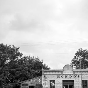 Hondos, Fredericksburg Texas, Hill Country, Texas Photography, Black and White, German, Texas Print, Texas Wall Art, Luckenbach Texas, Decor