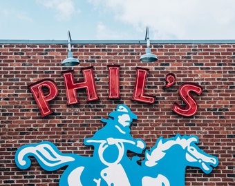 Austin Photography Print, Phil's Ice House Wall Art, Neon Sign, Texas Decor, Austin Photo Print, South Lamar, Home Décor, Travel Photography