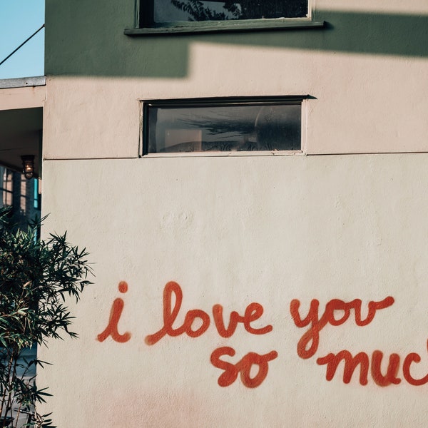 I Love You So Much, Austin, Valentines, Wall Art Print, Texas Photography, South Congress, Wall Mural, Houston, Dallas, San Antonio, ACL