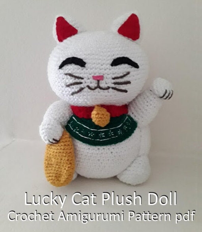 lucky cat plush