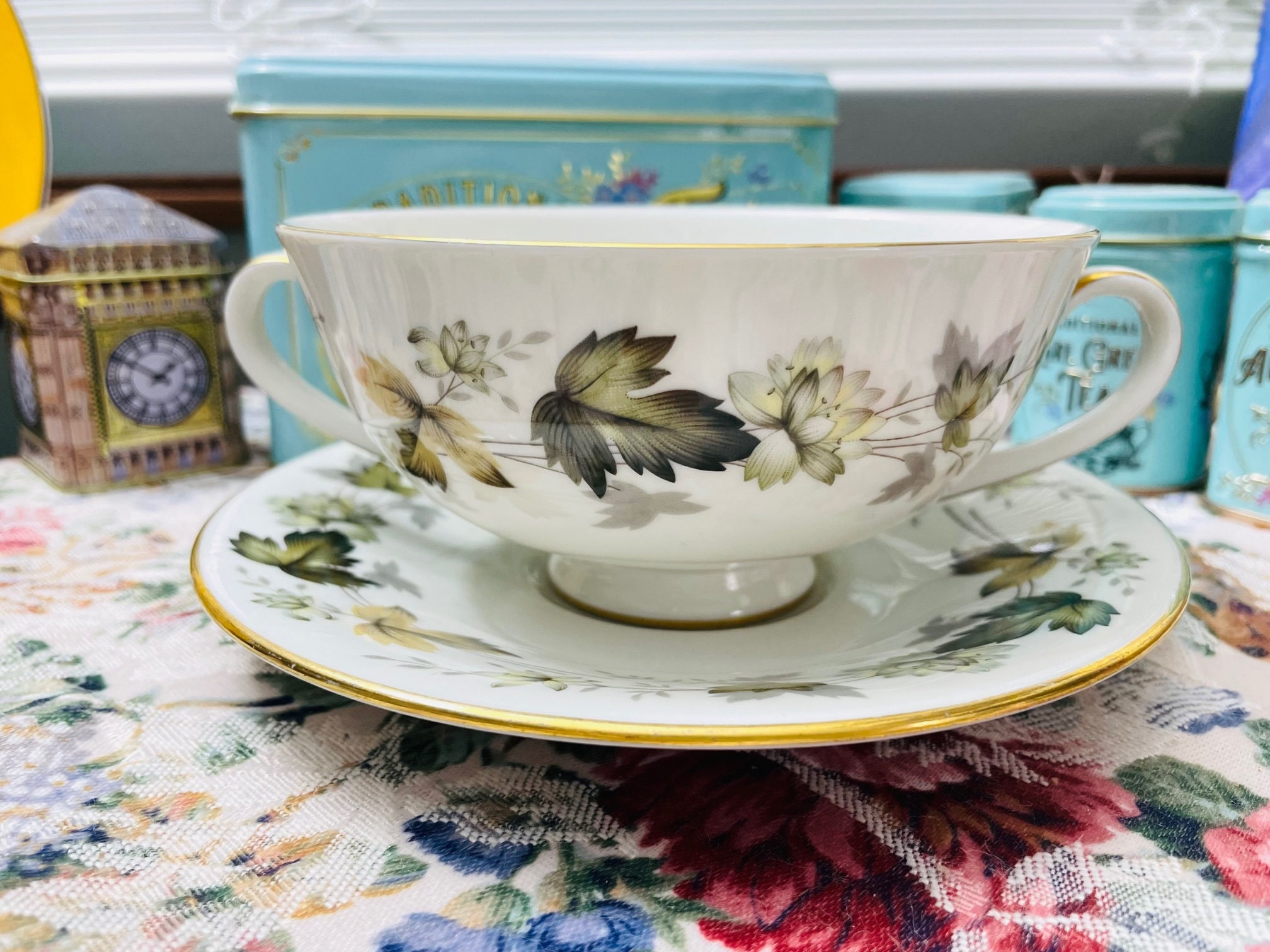 Vintage 1970s Royal Doulton English Bone China Soup Coupe - Larchmont ...