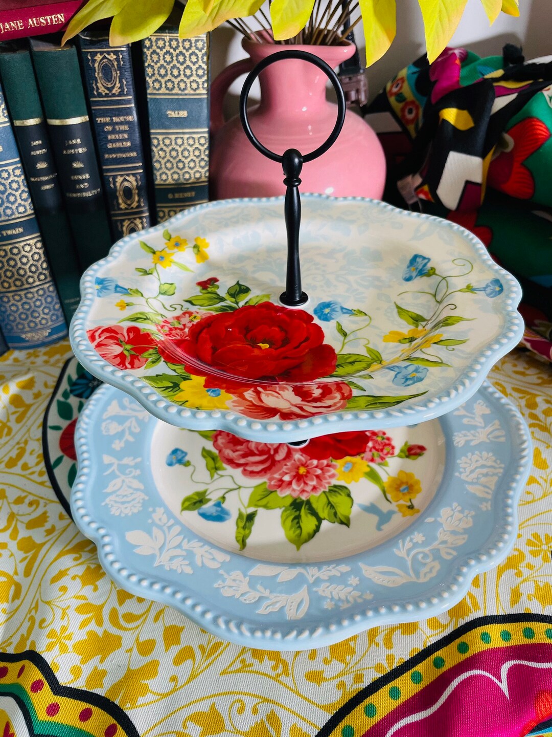 Dinner Plates Pioneer Woman Sweet Rose Bowls A Trio The Pioneer