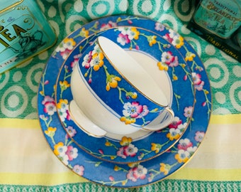 Vintage 1910s Paragon Star English Bone China Trio