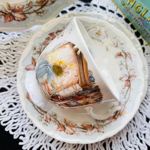 Vintage 1980s Royal Doulton Brambly Hedge Luncheon Set - Winter