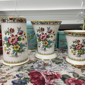 レア　コールポート　花瓶　アンティーク 英国アンティークの陶器の一輪挿し、コールポート（Coalport）の