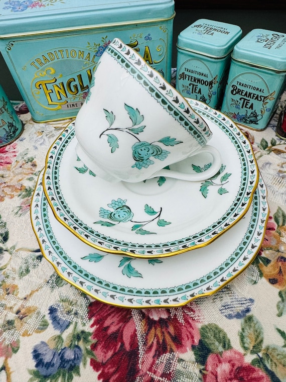 Vintage 1960s Spode English Bone China Duo/trio - Darlington - Etsy
