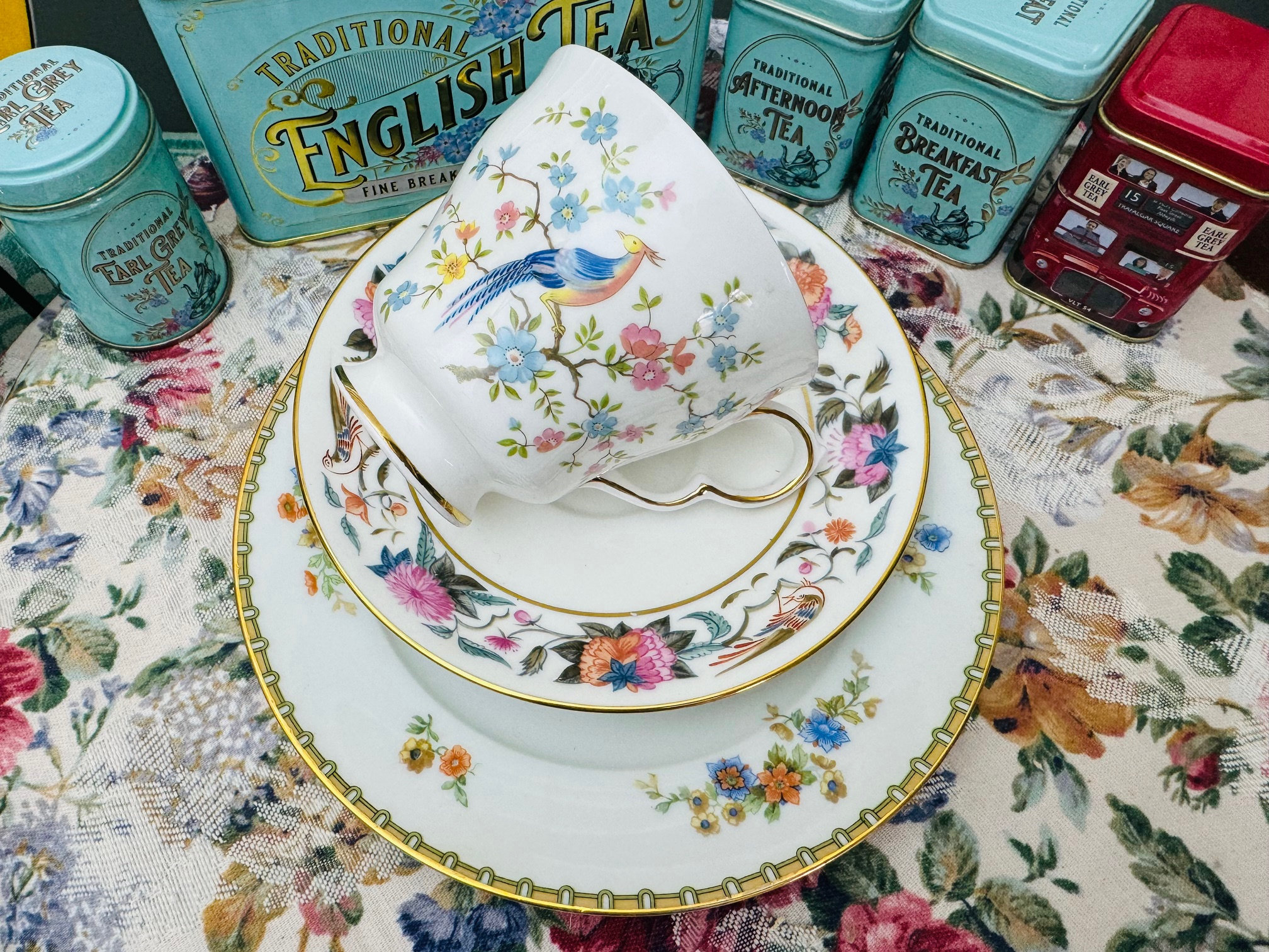 Minton Birds - Etsy
