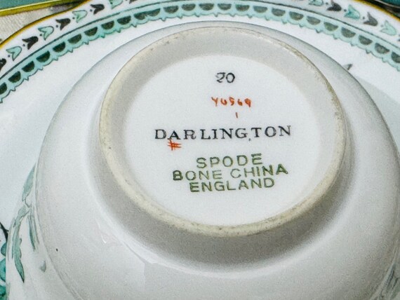 Vintage 1960s Spode English Bone China Duo/trio - Darlington - Etsy