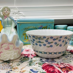 Zuccheriera vintage anni &#39;60 Aynsley English Bone China - Non ti scordar di me