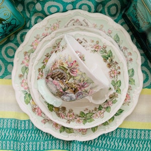 Vintage Royal Doulton Brambly Hedge lunchset jaren 80 - zomer