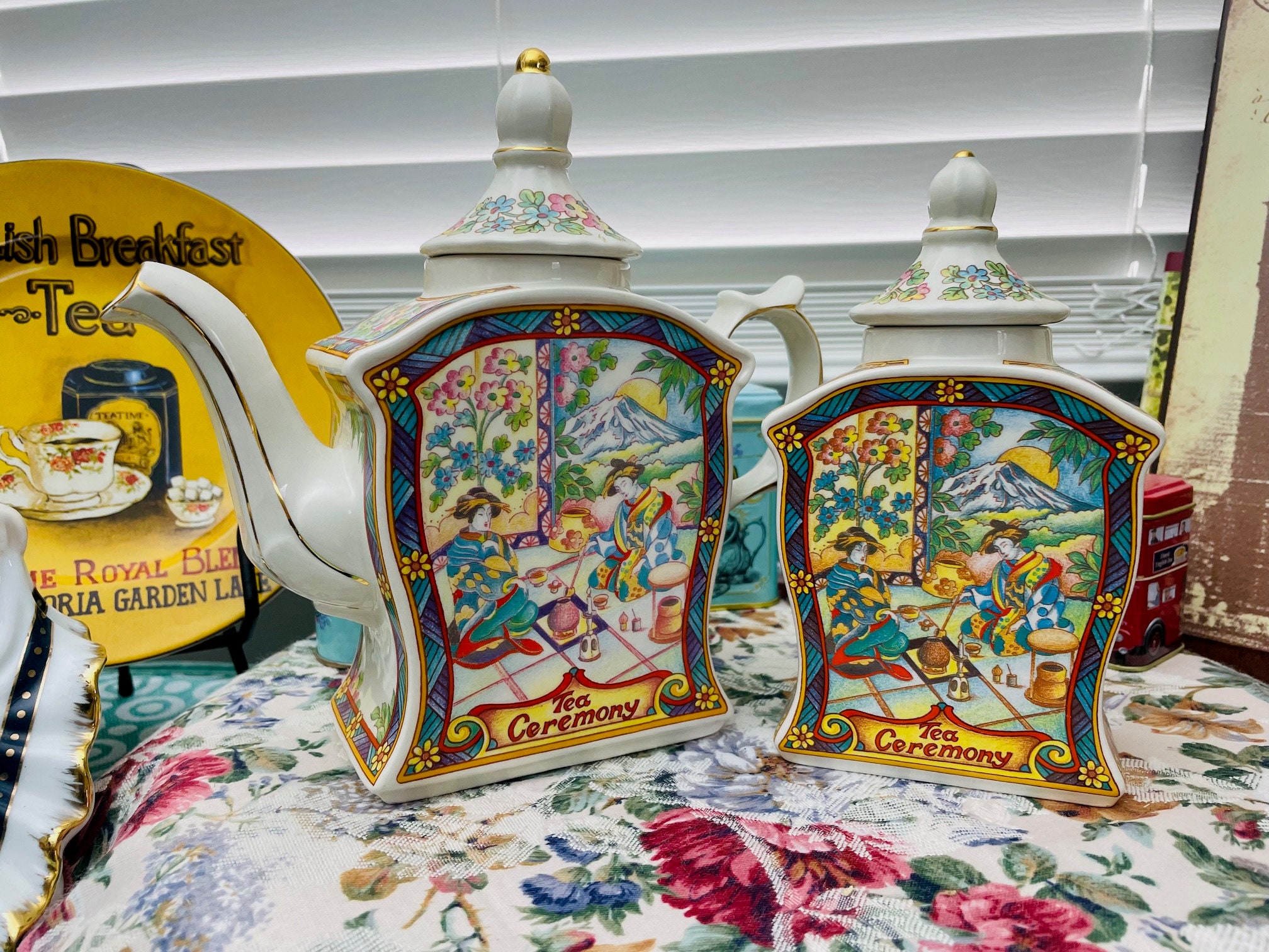 Sadler Asian Teapot - Etsy Sadler Asian Teapot - Etsy