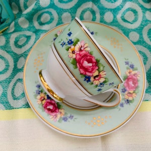 Vintage 1990s Heinrich Winterling Porcelain Demitasse Duo