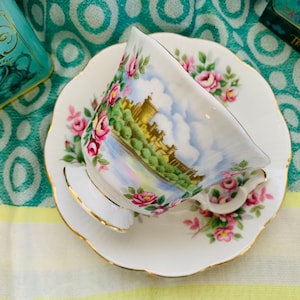 Vintage 1970s Royal Albert English Bone China Duo - England&#39;s Glory