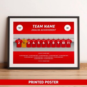 Custom Line-Ups (Football Manager/FIFA Line-Up/History) Poster