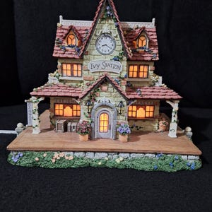 Lemax - Police Station - Maison Miniature - Déco Rare
