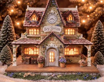 瑠*花様 希少激レア　マイメロディ　ジオラマミニハウス　　Xmas 2004年製 2004 ~ Lemax (spooky Town)~ Isle of Doom Lighthouse ~ Sounds