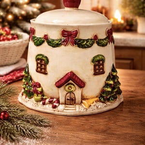 Old Santa Cookie Jar - Etsy