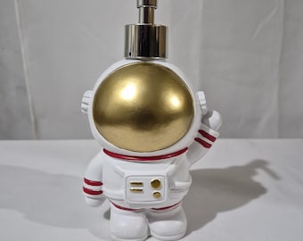 Spaceman Pump Soap Dispenser Rocket Man Bathroom Decor Astronaut Soap