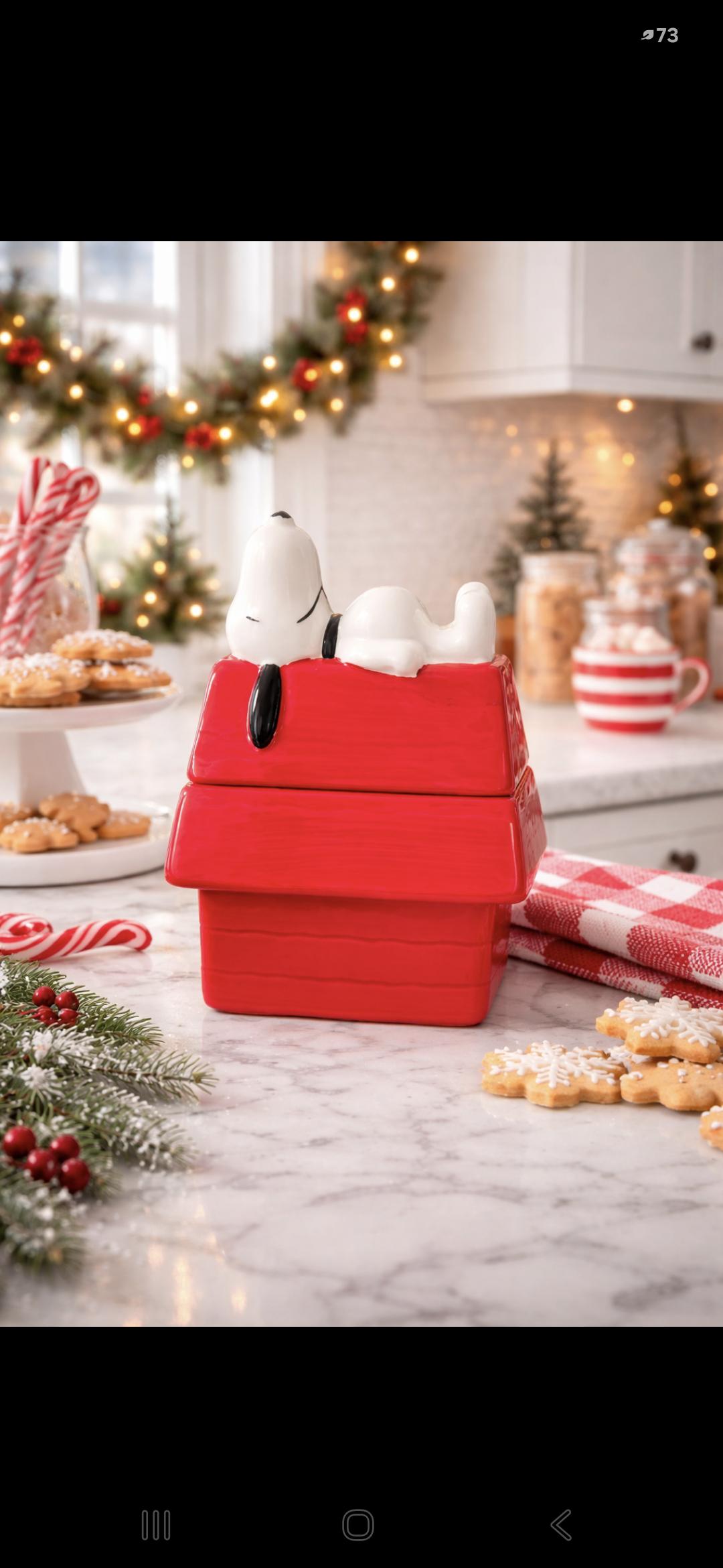 Snoopy cookie jar - Etsy 日本