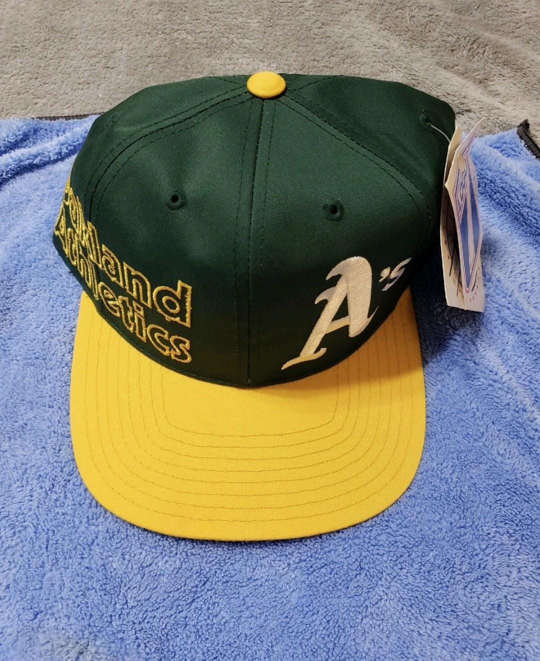 ウェア VINTAGE Oakland Athletics dead stock CAP Oakland Athletics Vintage Deadstock LOGO 7 Snapback Hat/cap MLB