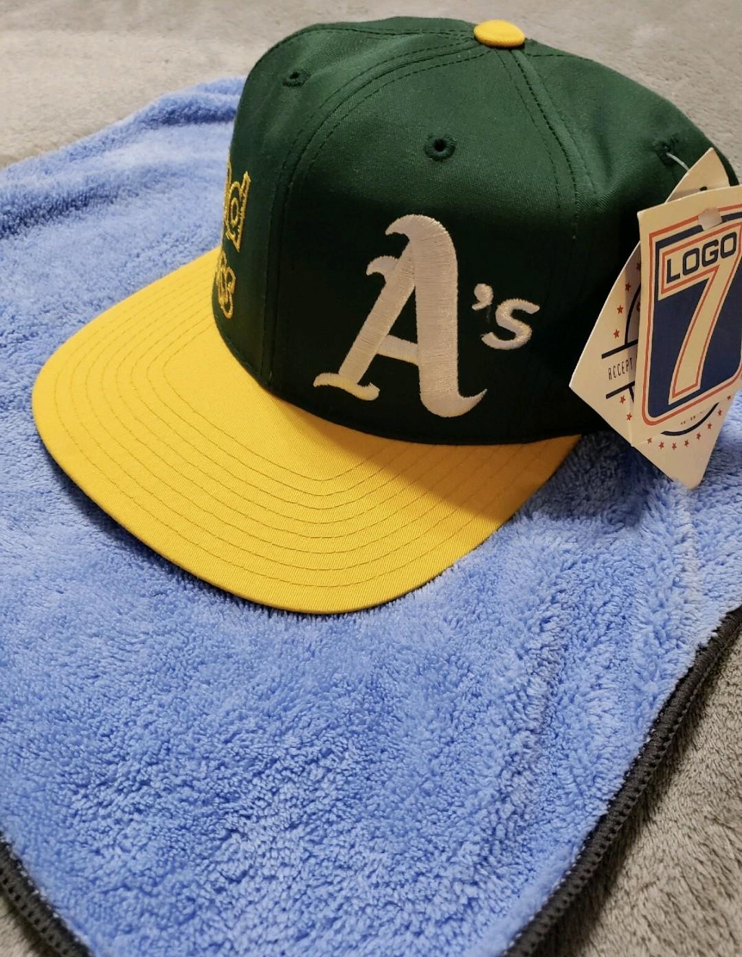 ウェア VINTAGE Oakland Athletics dead stock CAP Oakland Athletics Vintage Deadstock LOGO 7 Snapback Hat/cap MLB