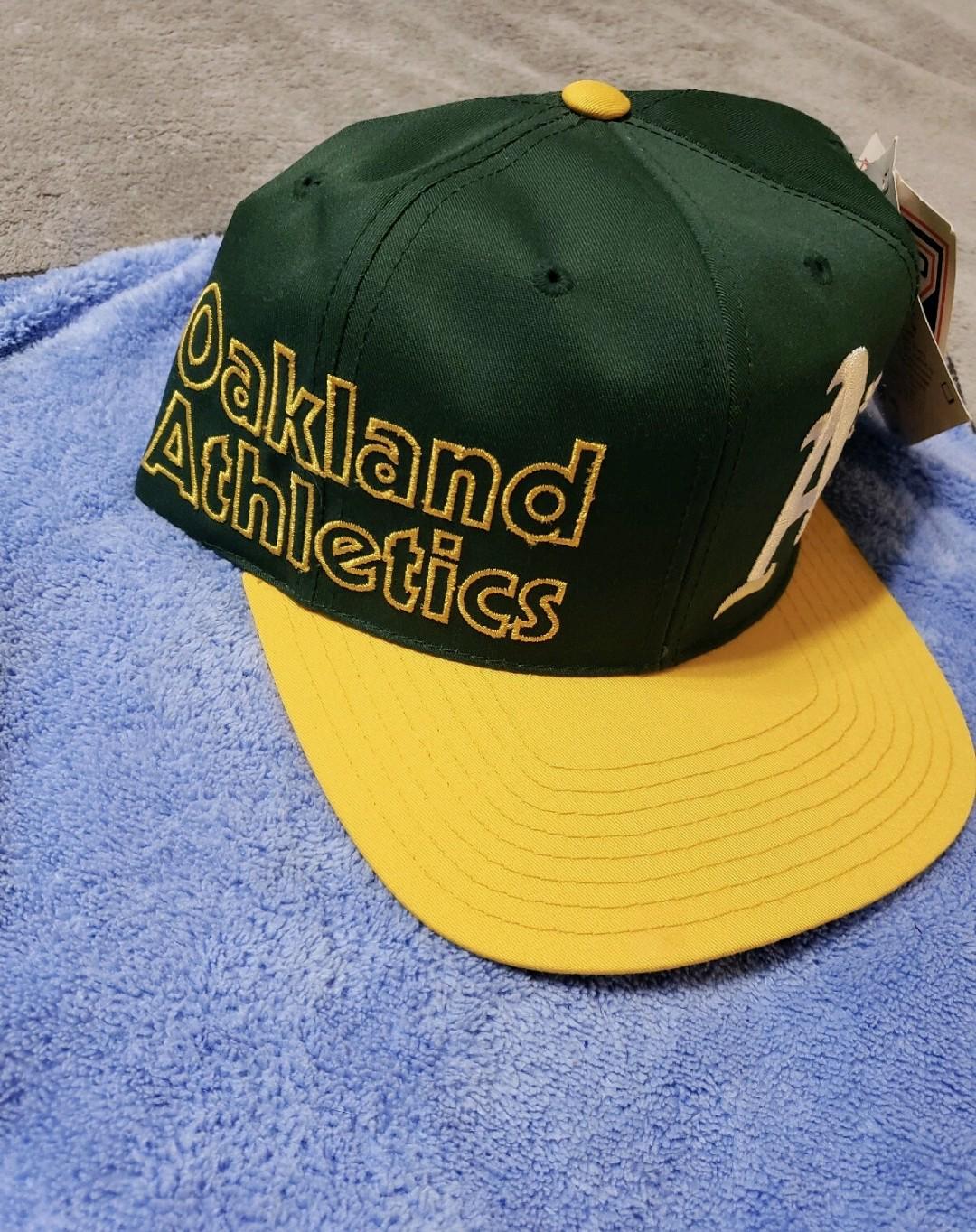 Oakland Athletics Vintage Deadstock LOGO 7 Snapback Hat/cap MLB