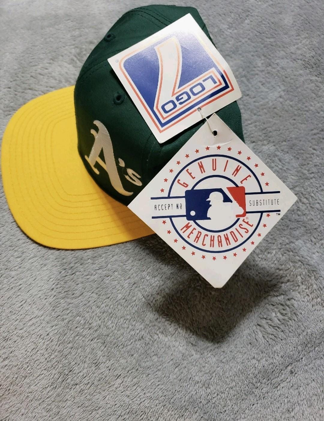 Oakland Athletics Vintage Deadstock LOGO 7 Snapback Hat/cap MLB