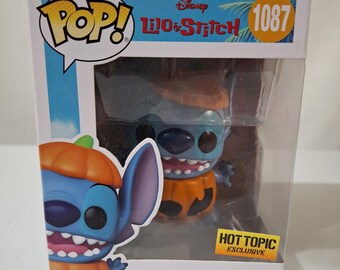 Funko Pop! Lilo & Stitch Pumpkin Stitch #1087 Hot Topic Exclusive Funkoween 2021 PoP Disney Funko Pop