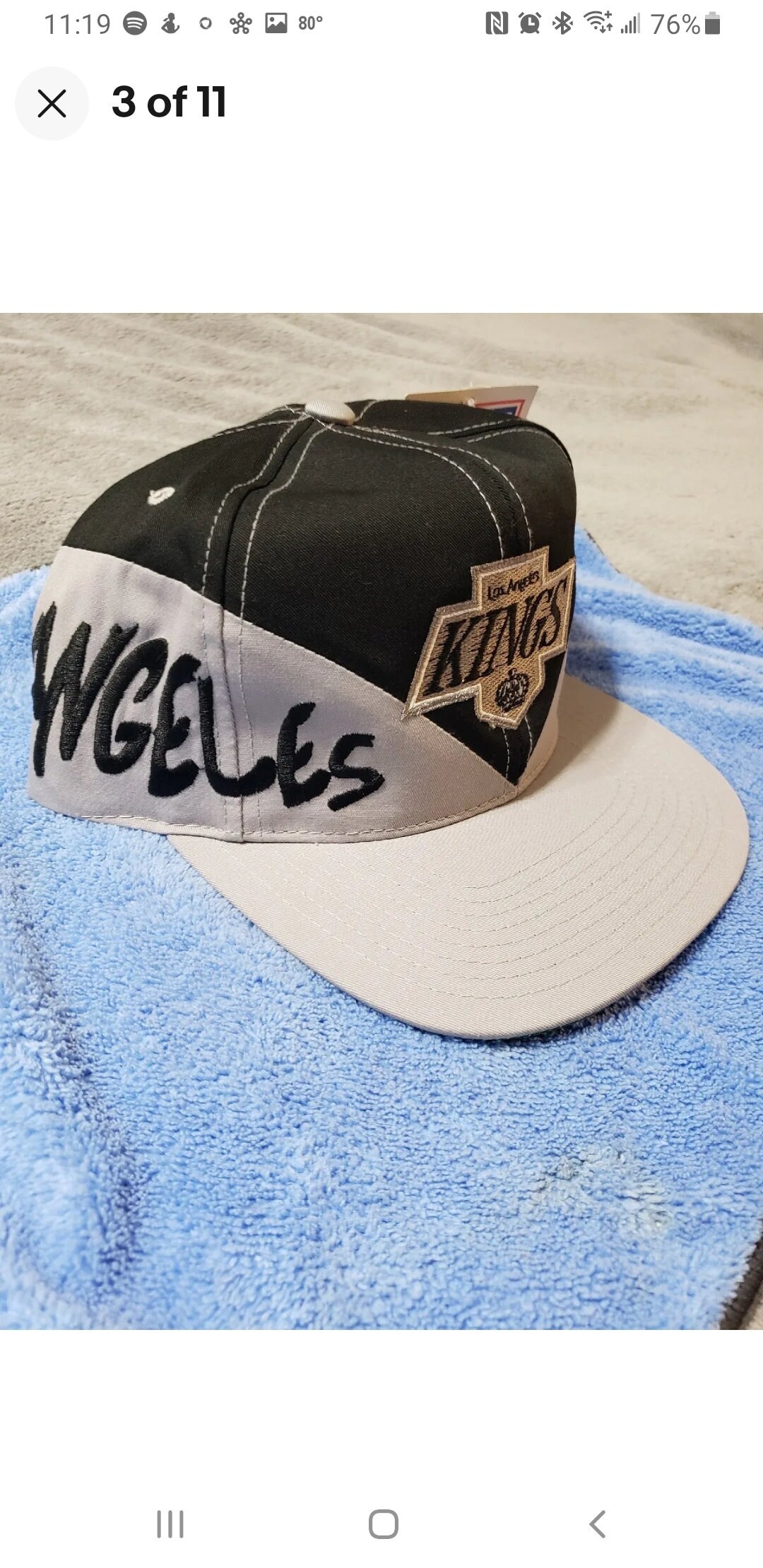 人気定番 Vintage Kings Angeles Los Deadstock Hat/cap Snapback 7 LOGO キャップ